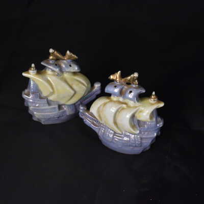 Schooner Salt and Pepper Shakers