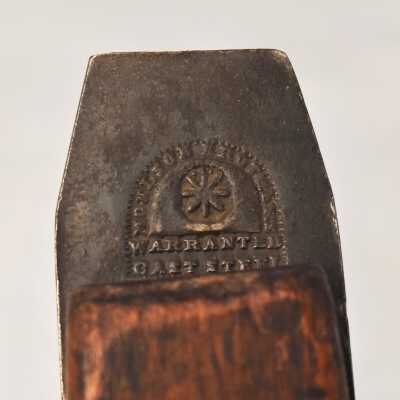 Manufacturer Label for Steel Blade "Moulson Brothers Warranted Cast Iron Steel"