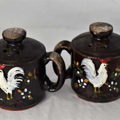 Rooster Teapot Salt and Pepper Shakers
