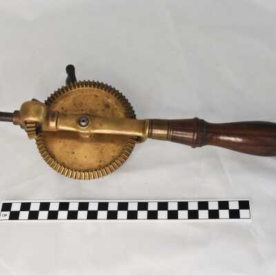 Side View of Gear Driven Drill