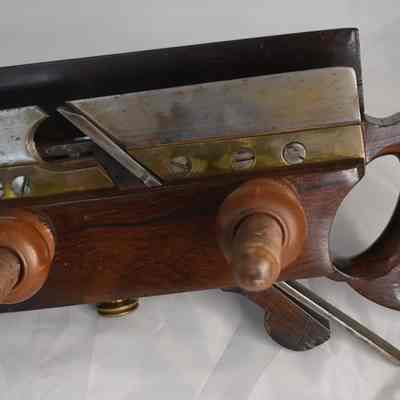 Blade side of plow plane.