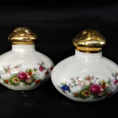 Floral Salt and Pepper Shakers