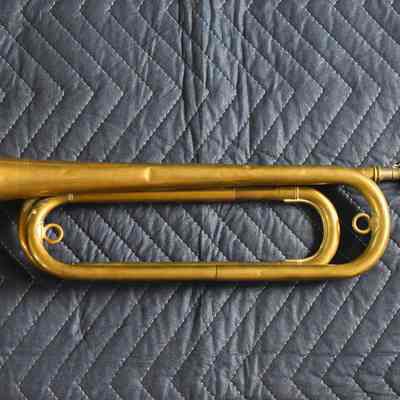 Antique U.S. Regulation Brass Bugle