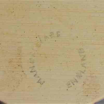 Bottom of holder marked "Manorware England"