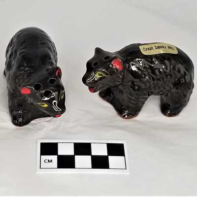 Black Bear Salt and Pepper Shakers