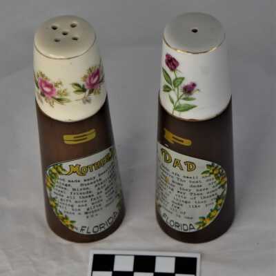 Differing rose patterns on ceramic tops