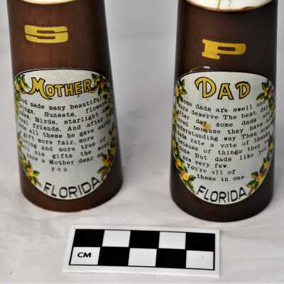 Mother and Dad poems on wooden bases