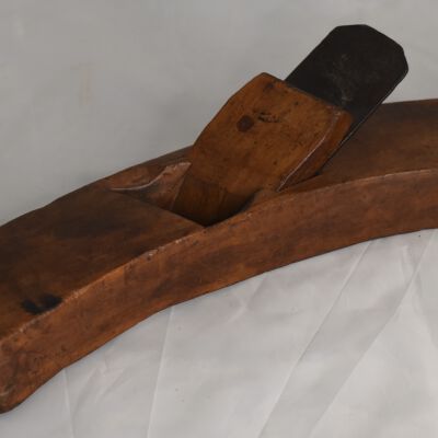 Barrel Top Smoothing Plane with Iron Blade