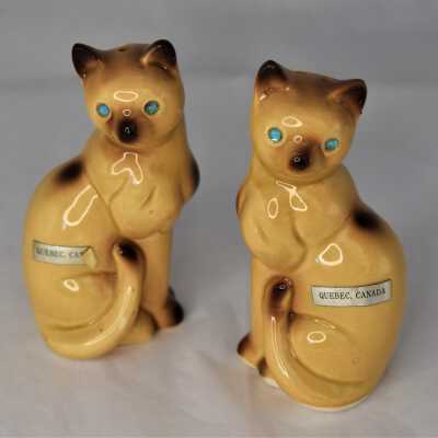 Cat Salt and Pepper Shakers
