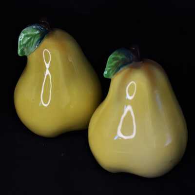 Pear Salt and Pepper Shakers