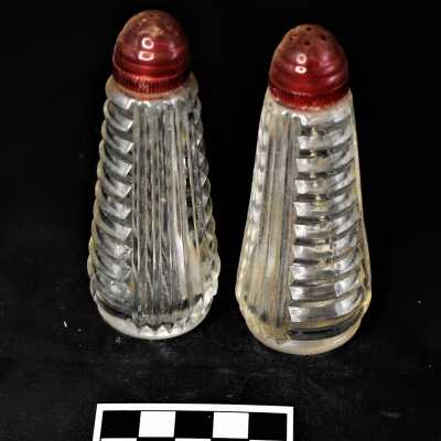 Glass Salt and Pepper Shakers