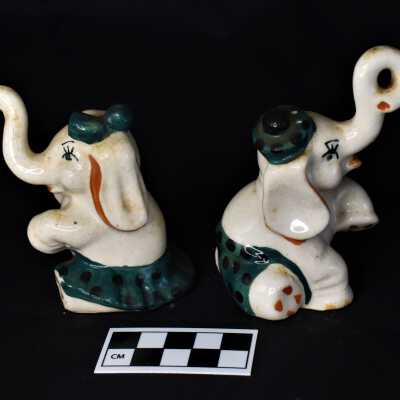 Side view of shakers