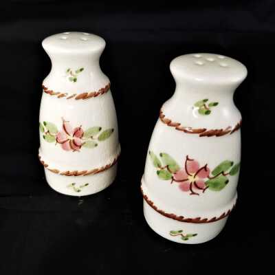 Floral Salt and Pepper Shakers