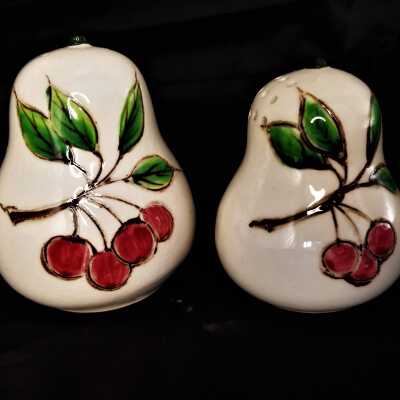 Pear Salt and Pepper Shakers