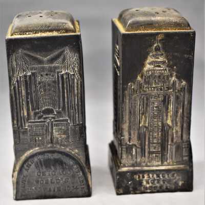 Chicago World's Fair Salt and Pepper Shakers