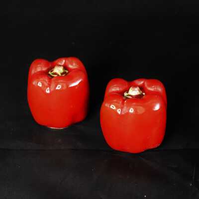 Bell Pepper Salt and Pepper Shakers