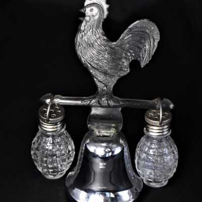 Rooster Bell Salt and Pepper Set