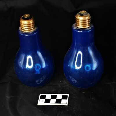 Blue Lightbulb Salt and Pepper Shakers