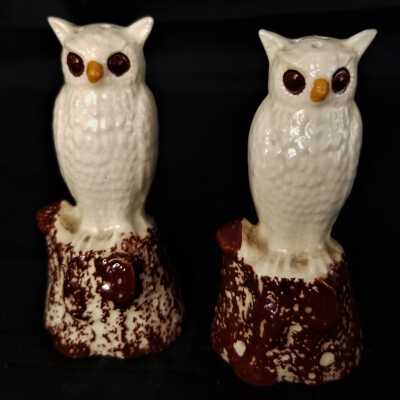 Owl Salt and Pepper Shakers