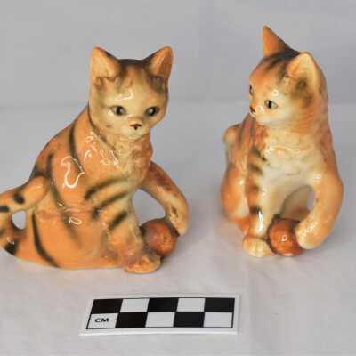 Cat with Ball Salt and Pepper Shakers