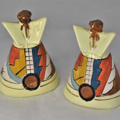 Teepee Salt and Pepper Shakers