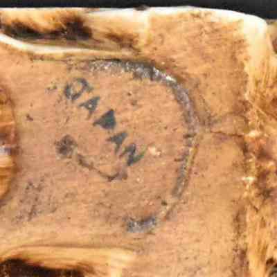 Marked "Japan" on the bottom of the pepper shaker.