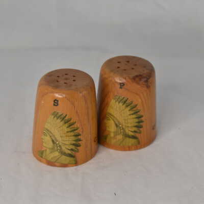 Wooden Salt and Pepper Shakers