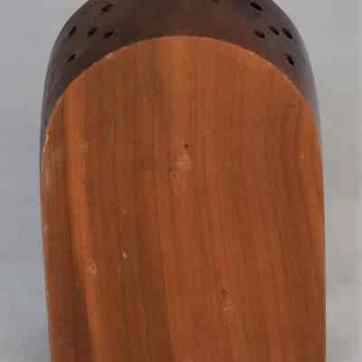 Vintage Wooden Domed Combination Salt and Pepper Shaker