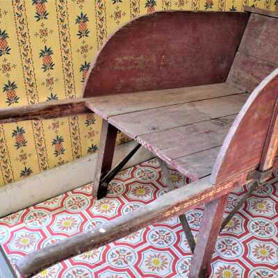 Wooden Wheelbarrow
