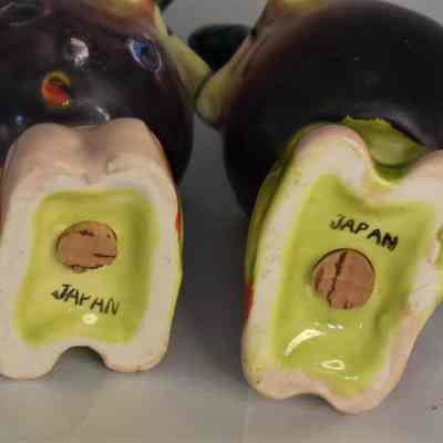 Marked on bottom of each shaker "Japan".