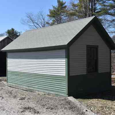 This historic structure can be seen from the museum parking lot or from the train