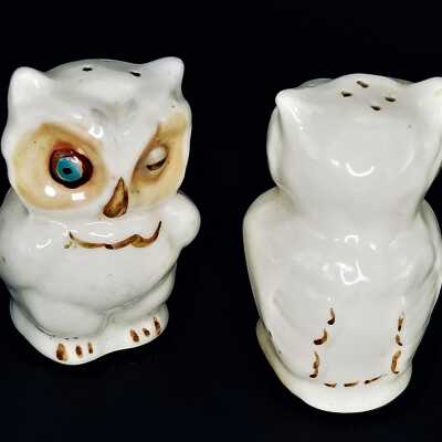 Owl Salt and Pepper Shakers