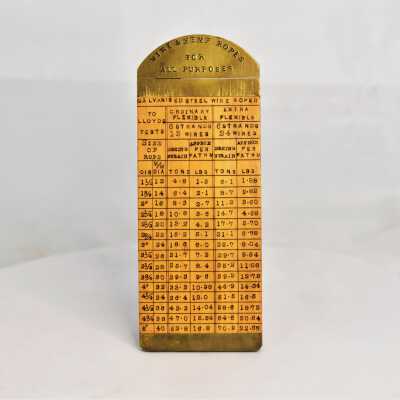Gauge to Measure Wire & Hemp Rope