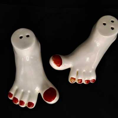 Feet Salt and Pepper Shakers