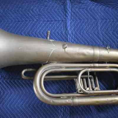 Antique F.lli A.M. Bottali Brass Tuba