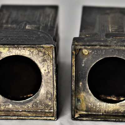 Manufacturer label and absent stoppers