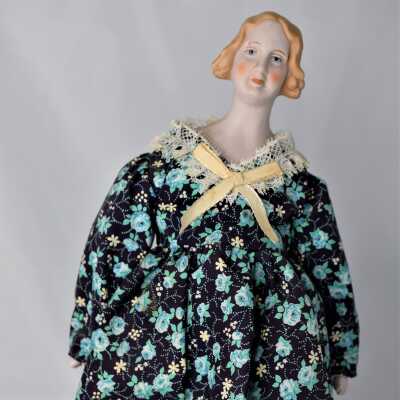Bisque and Fabric Doll