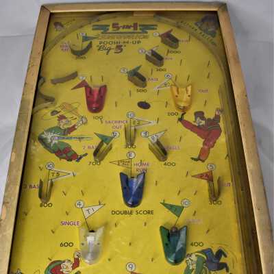 Electric Poosh-M-Up "Big 5" Pinball Game