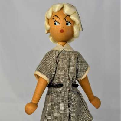 Wooden Doll - Poland