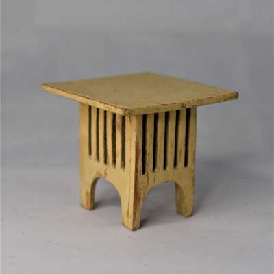 Dollhouse Cream Wooden Table