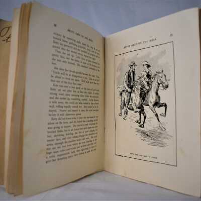 Illustration on page 23, caption: "Betty Gale was used to riding"