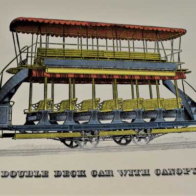 Double Deck Car with Canopy