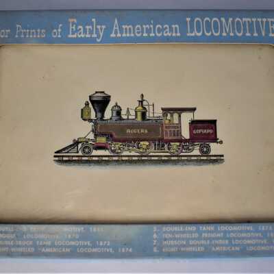 Color Prints of Early American Locomotives