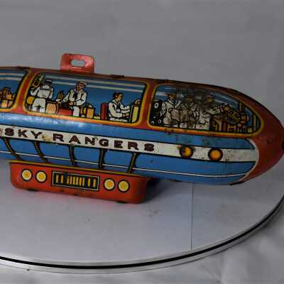 Tin Lithograph Blimp