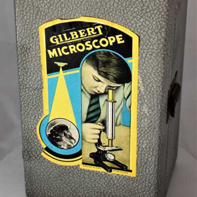 Gilbert Microscope and case