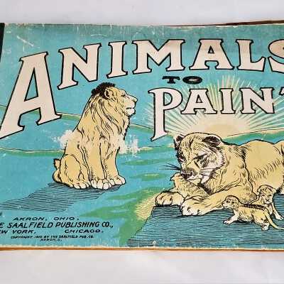 Animals to Paint Coloring Book