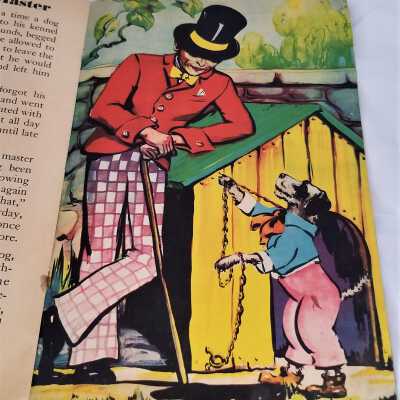 Illustration from the story "The Dog and His Master"