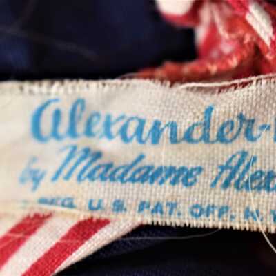 Alexander-kins clothes tag