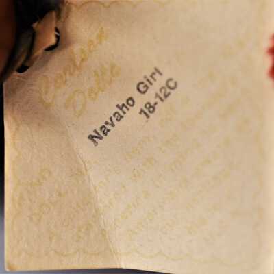 Navaho Girl Tag