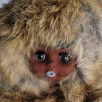 Artic Eskimo: Close shot of Artic Eskimo's face